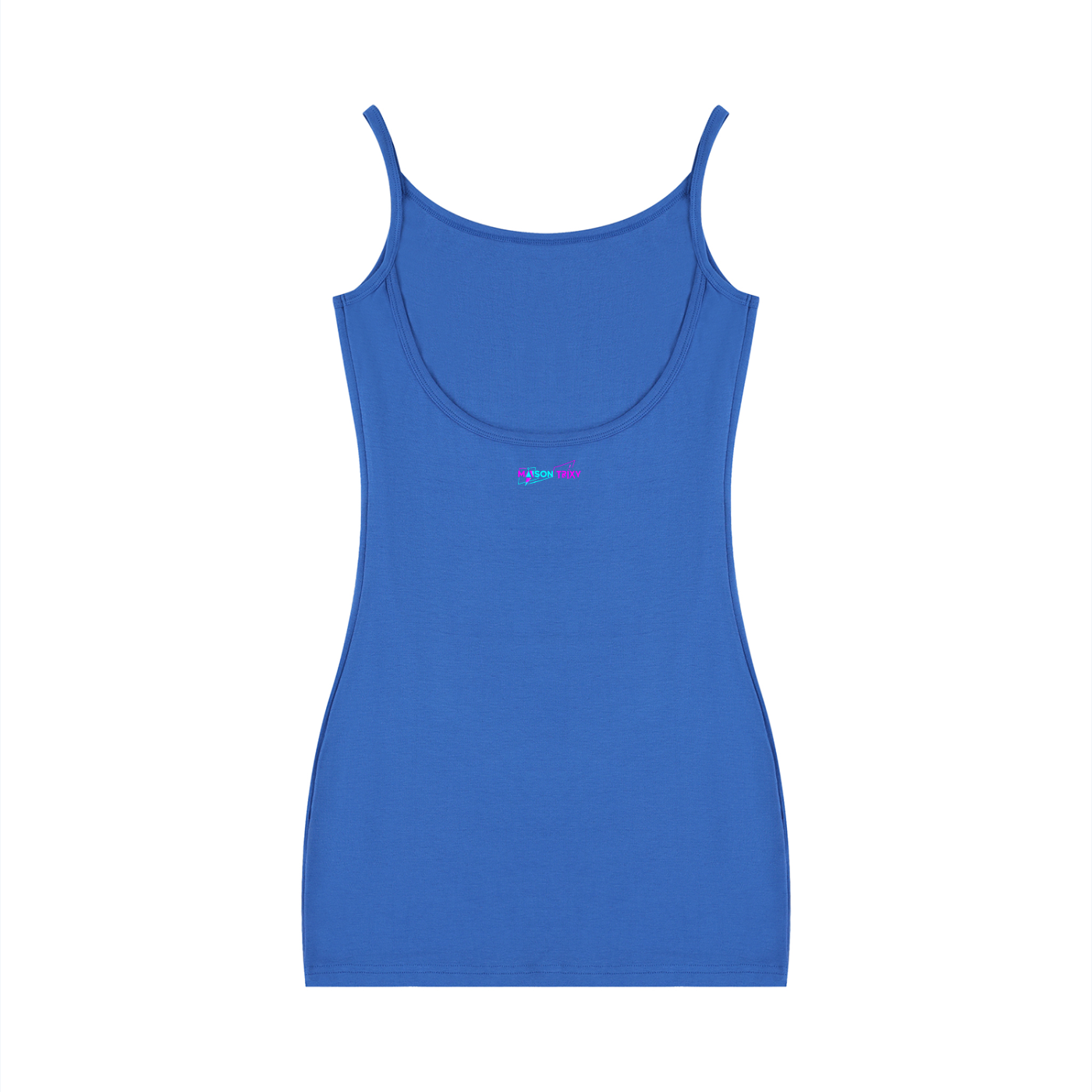 Maison Trixy Women's Solid Tight Sleeveless Dress
