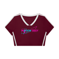 Maison Trixy Women’s Slim Fit Color Block T-Shirt