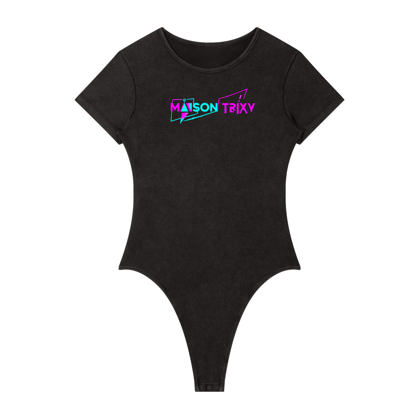 Maison Trixy Women's Mineral Wash Crewneck Bodysuit