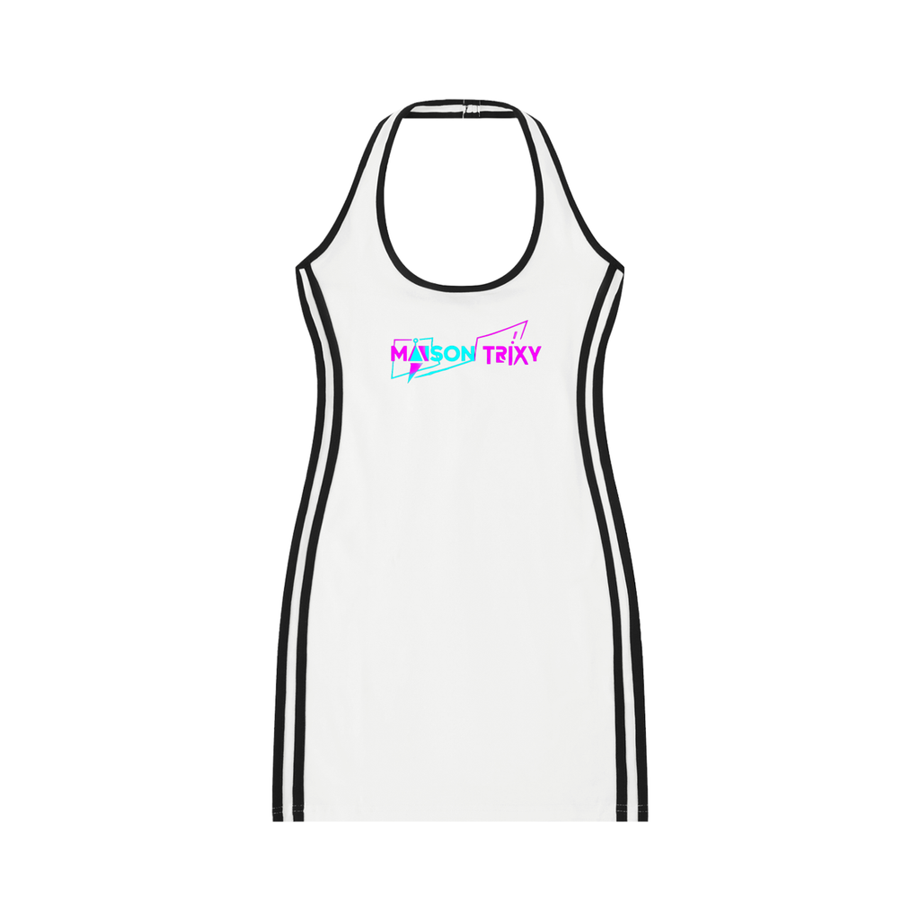 Maison Trixy Women's Binding Tight Halter Dress