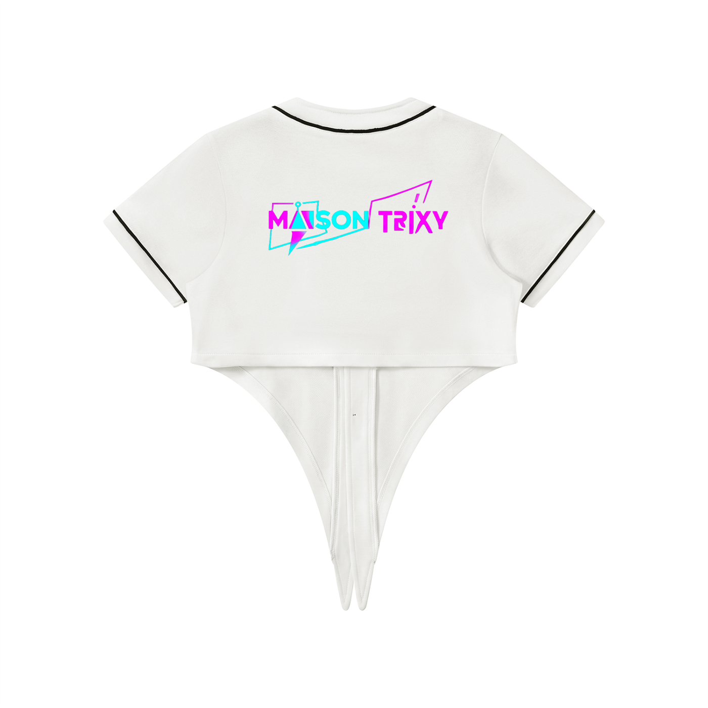 Maison Trixy Women's Piping Baseball Jersey