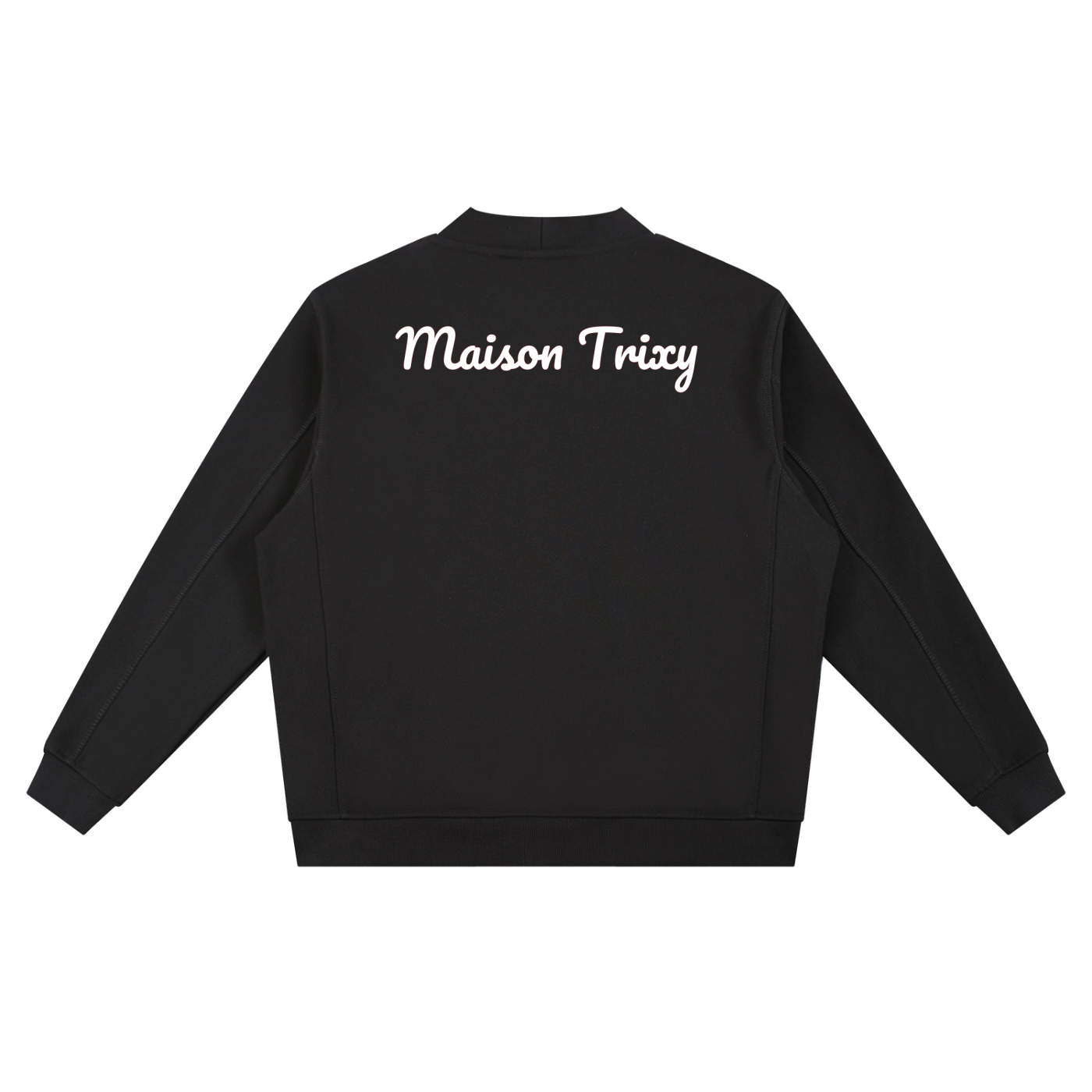 Maison Trixy Classic Essential Heavyweight Sweat Cardigan