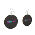 Maison Trixy Boucles d'oreilles en bois Formes Organiques