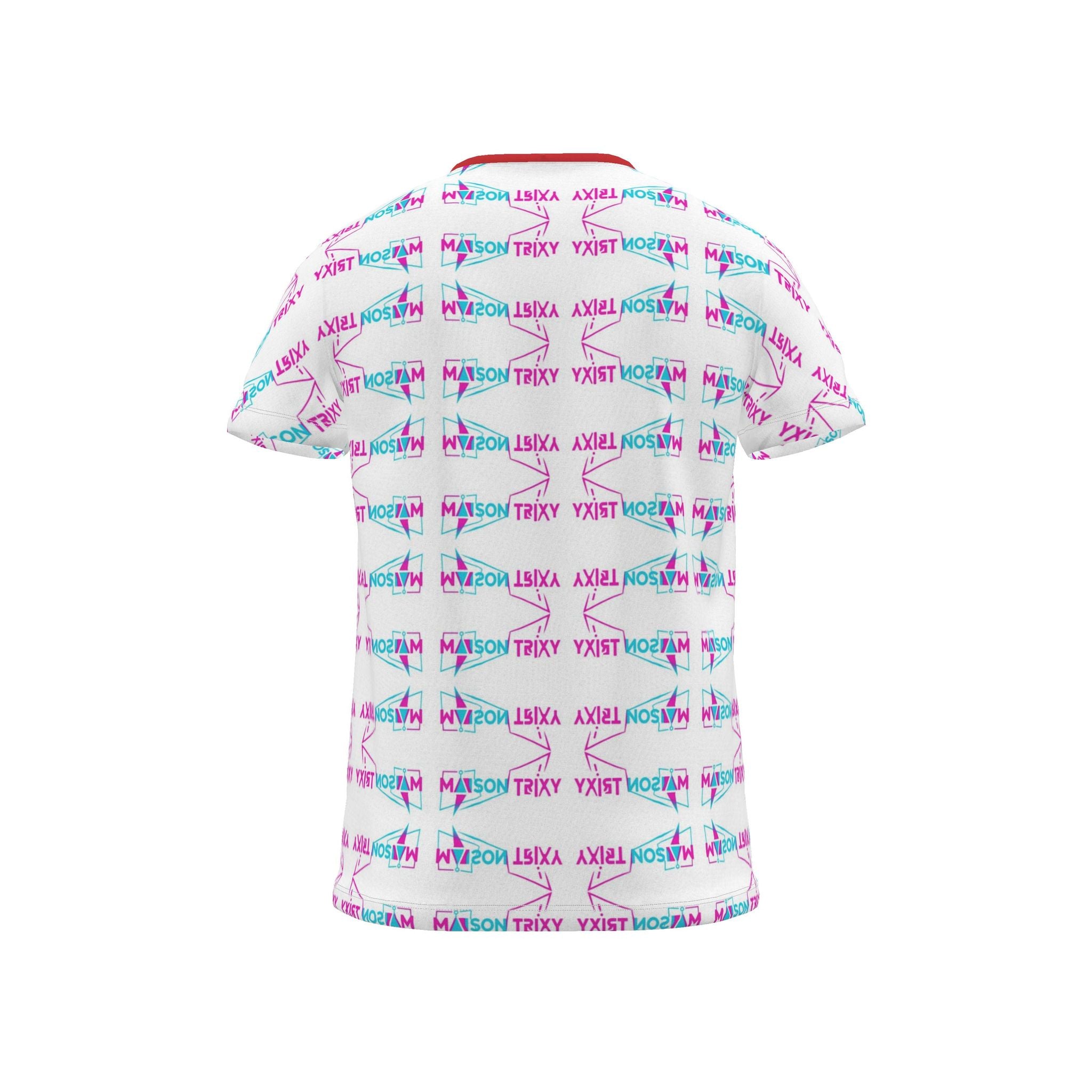 Maison Trixy Multi Cut And Sew All Over Print T Shirt