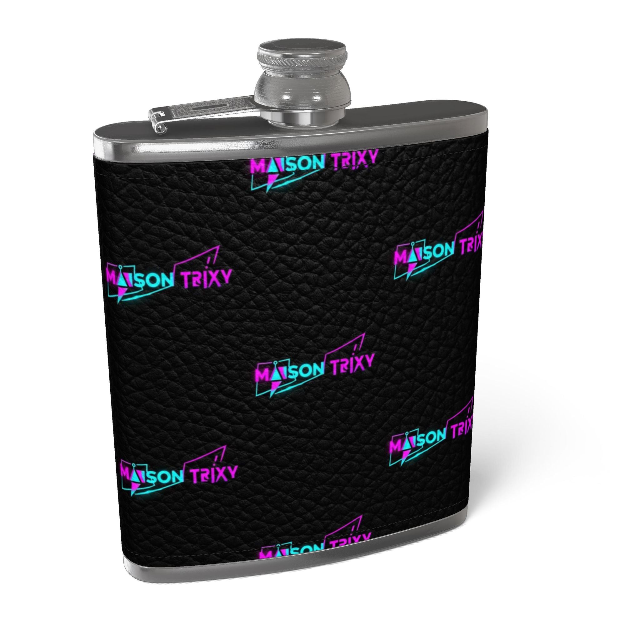 Maison Trixy Flasque enveloppée de cuir