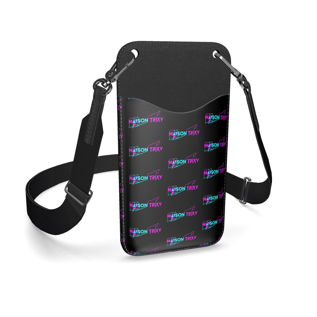 Maison Trixy Étui de téléphone en cuir avec sangle