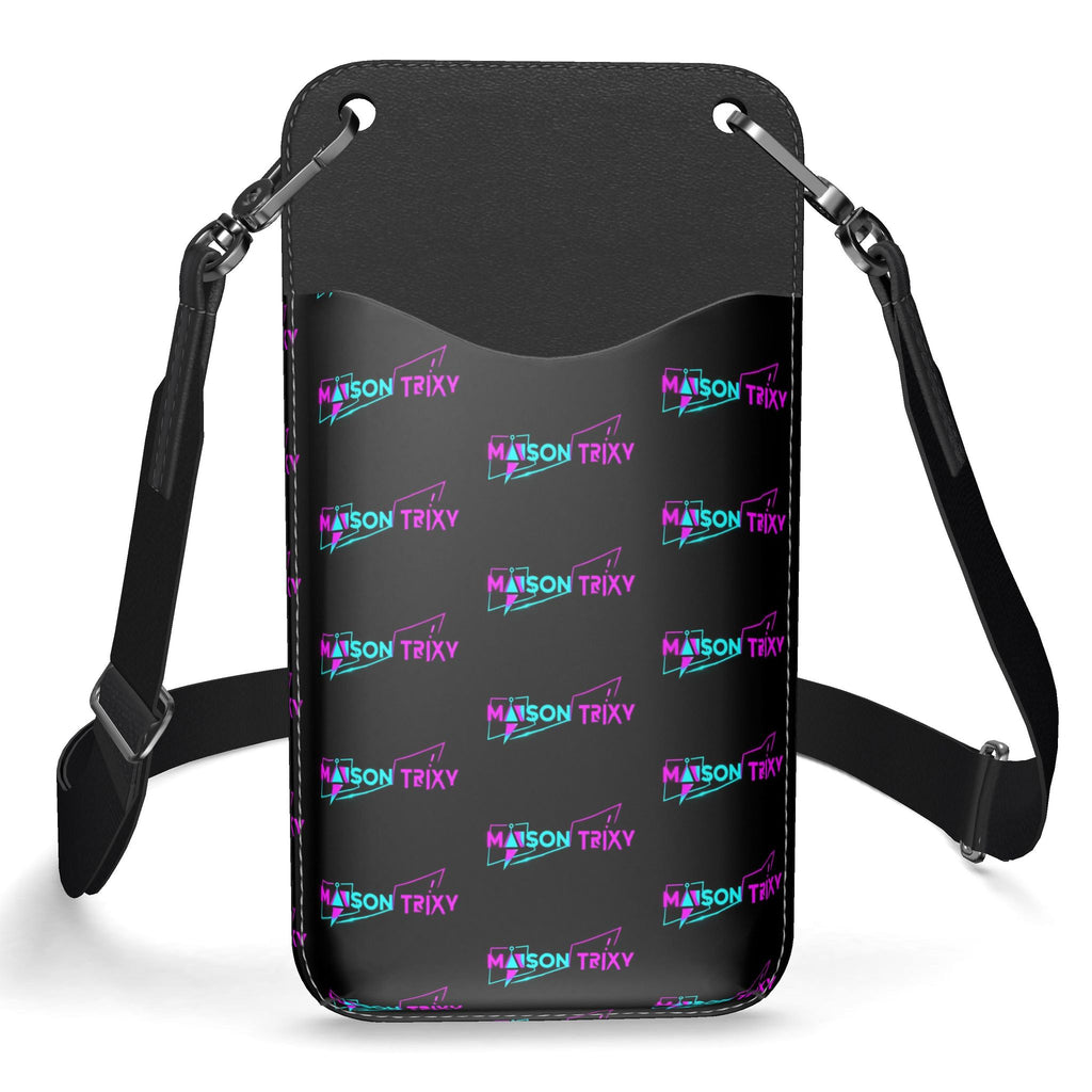 Maison Trixy Étui de téléphone en cuir avec sangle
