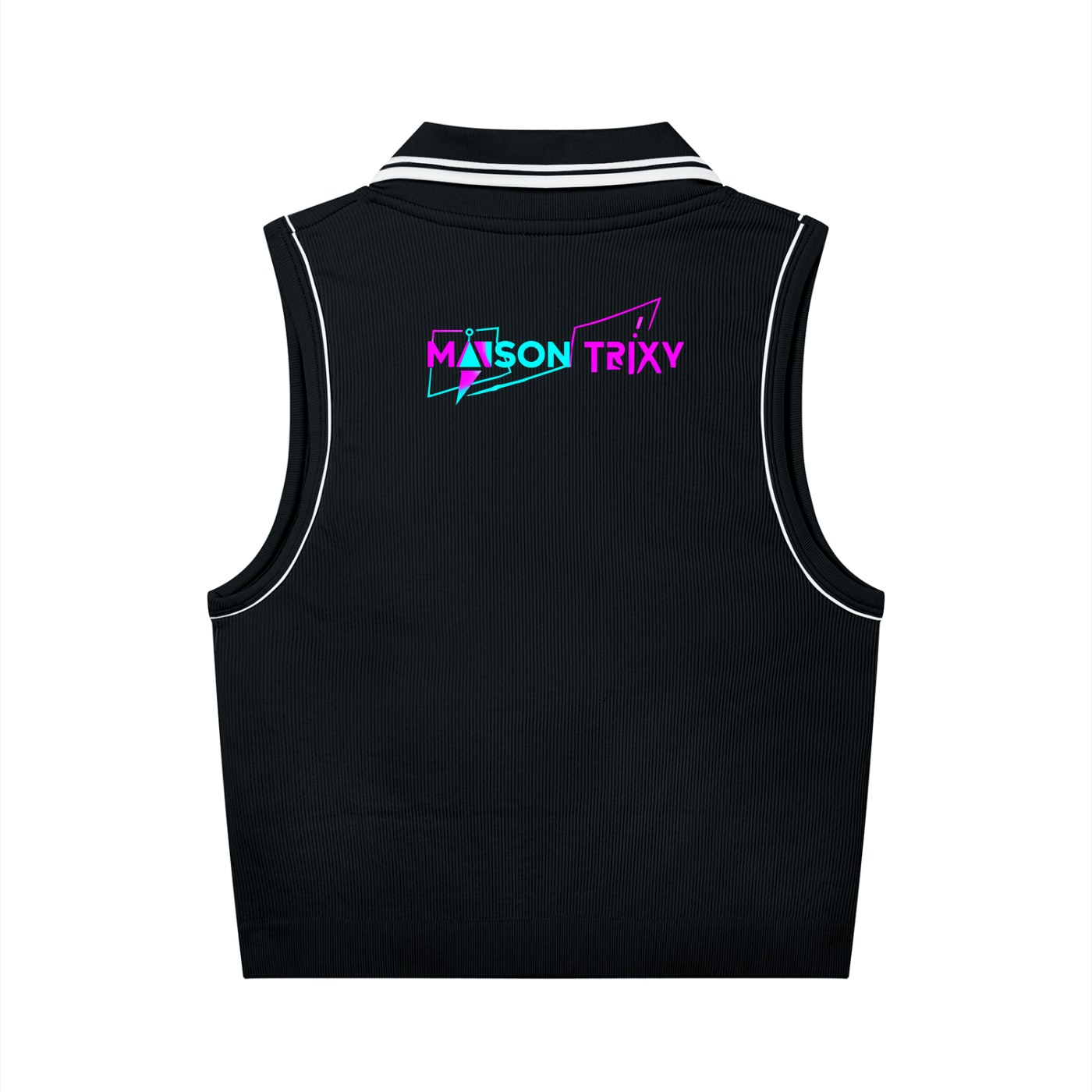 Maison Trixy Women's Polo Yoga Tank Top
