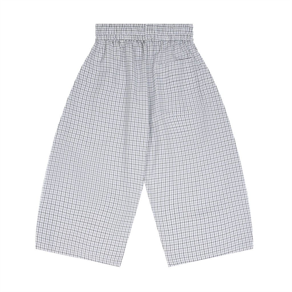 Trixy Corp New logo Plaid Loose Capri Shorts