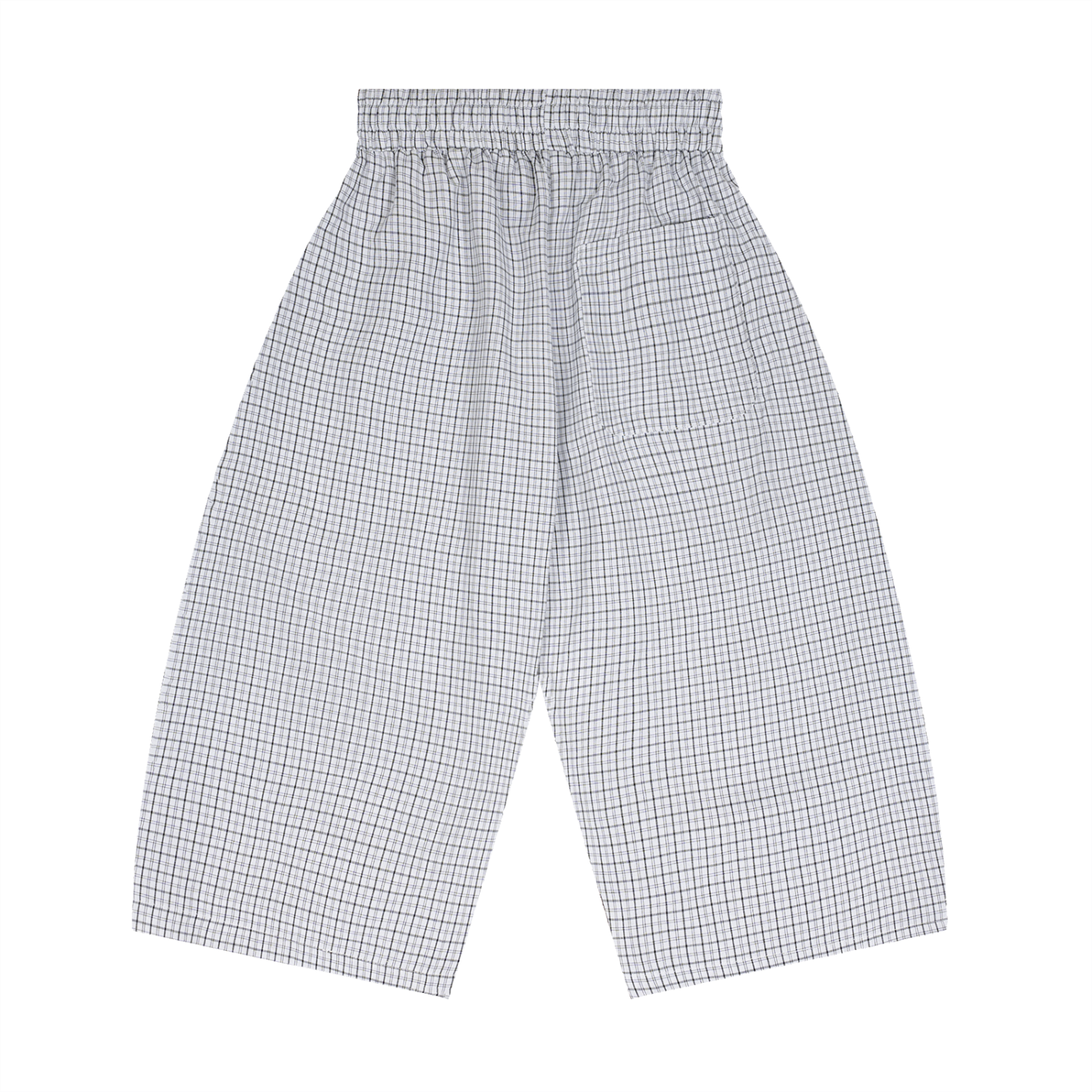 Trixy Corp New logo Plaid Loose Capri Shorts