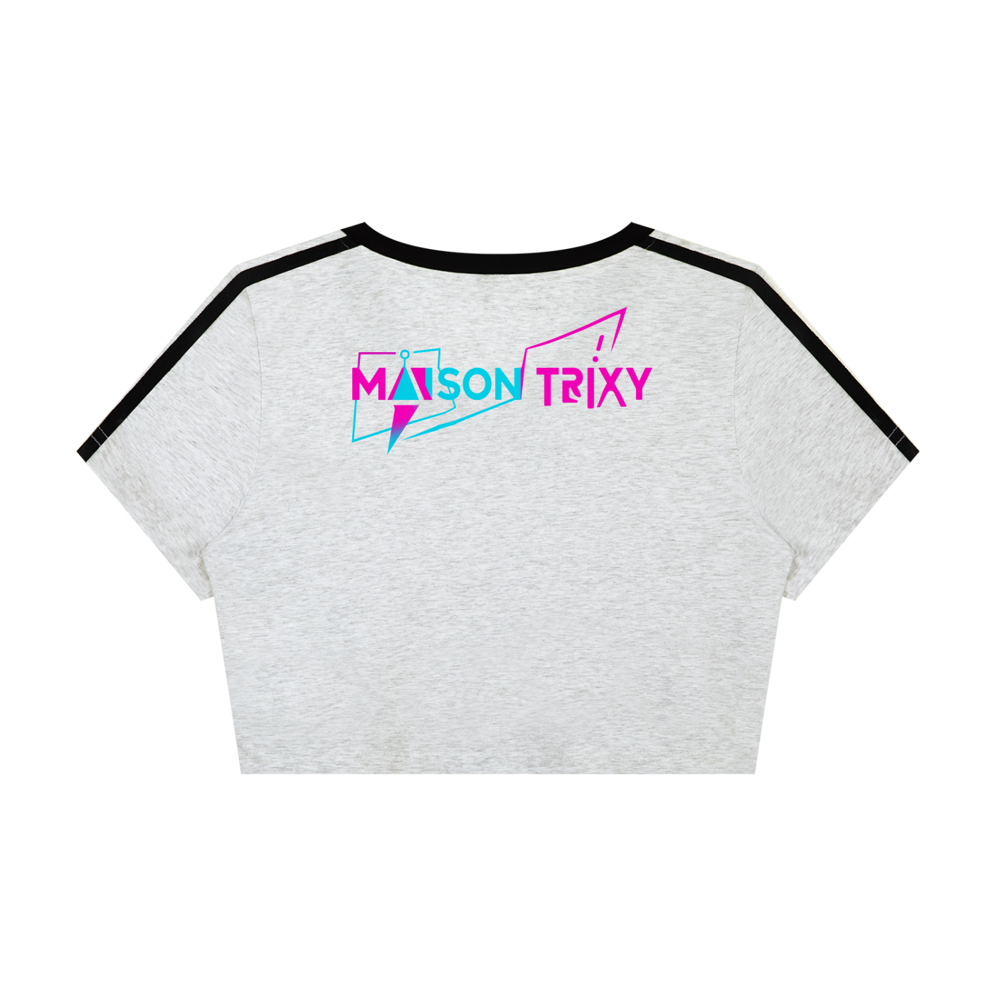 Maison Trixy Women’s Slim Fit Color Block T-Shirt