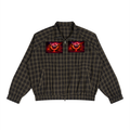 Maison Trixy Unisex Plaid Full-Zip Track Jacket