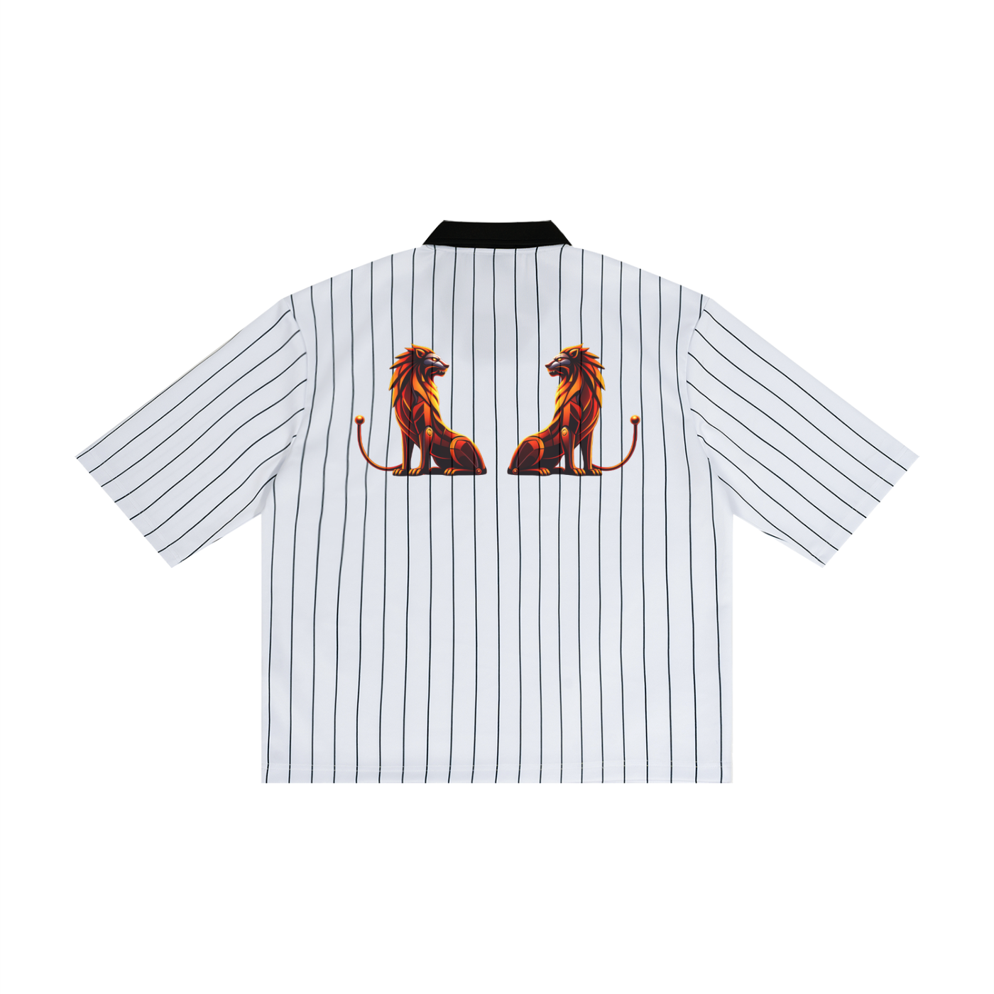 Trixy Corp new logo Pinstripe Collared Soccer Jersey