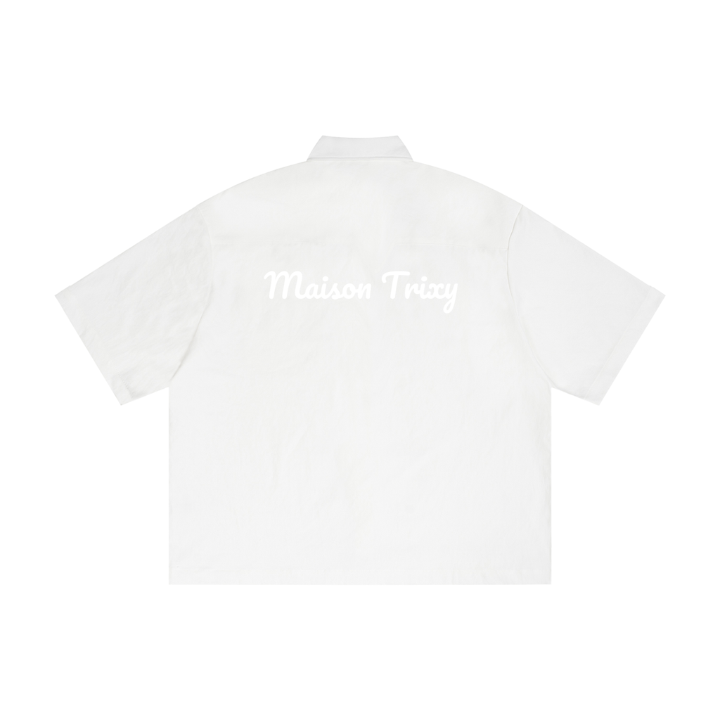 Maison Trixy Boxy Heavyweight Short Sleeve Shirt
