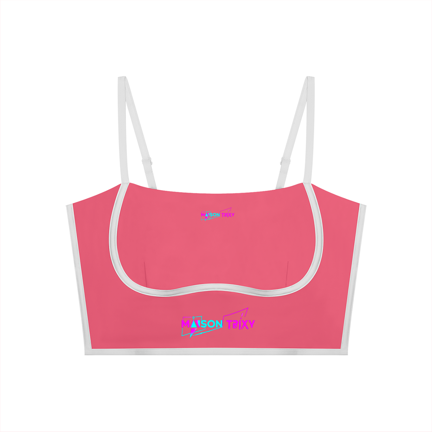 Maison Trixy Women’s Color Block Yoga Sports Bra