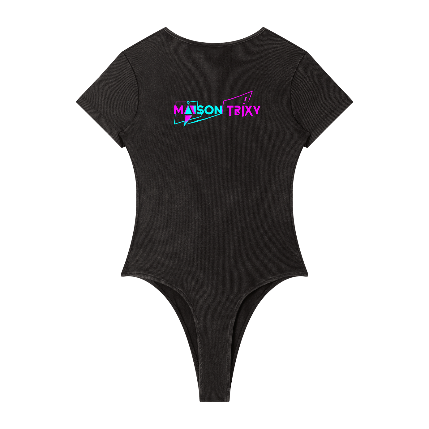 Maison Trixy Women's Mineral Wash Crewneck Bodysuit