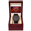 Trixy Corporation Globe Wooden Watch