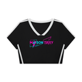 Maison Trixy Women’s Slim Fit Color Block T-Shirt