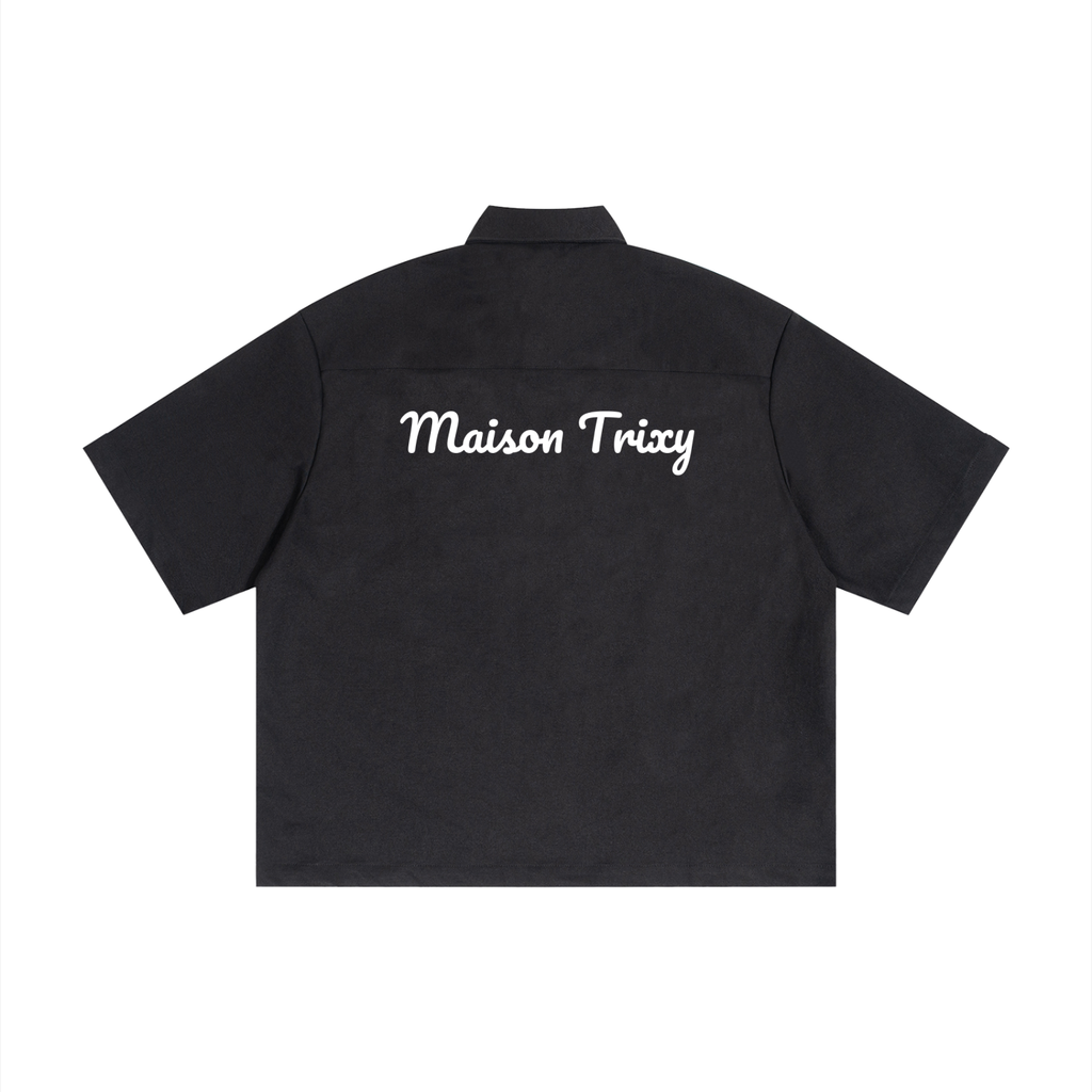 Maison Trixy Boxy Heavyweight Short Sleeve Shirt