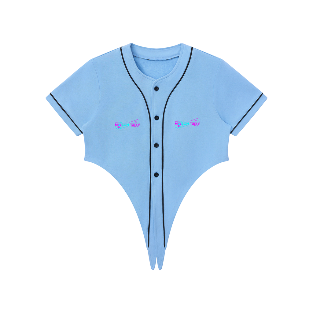 Maison Trixy Women's Piping Baseball Jersey