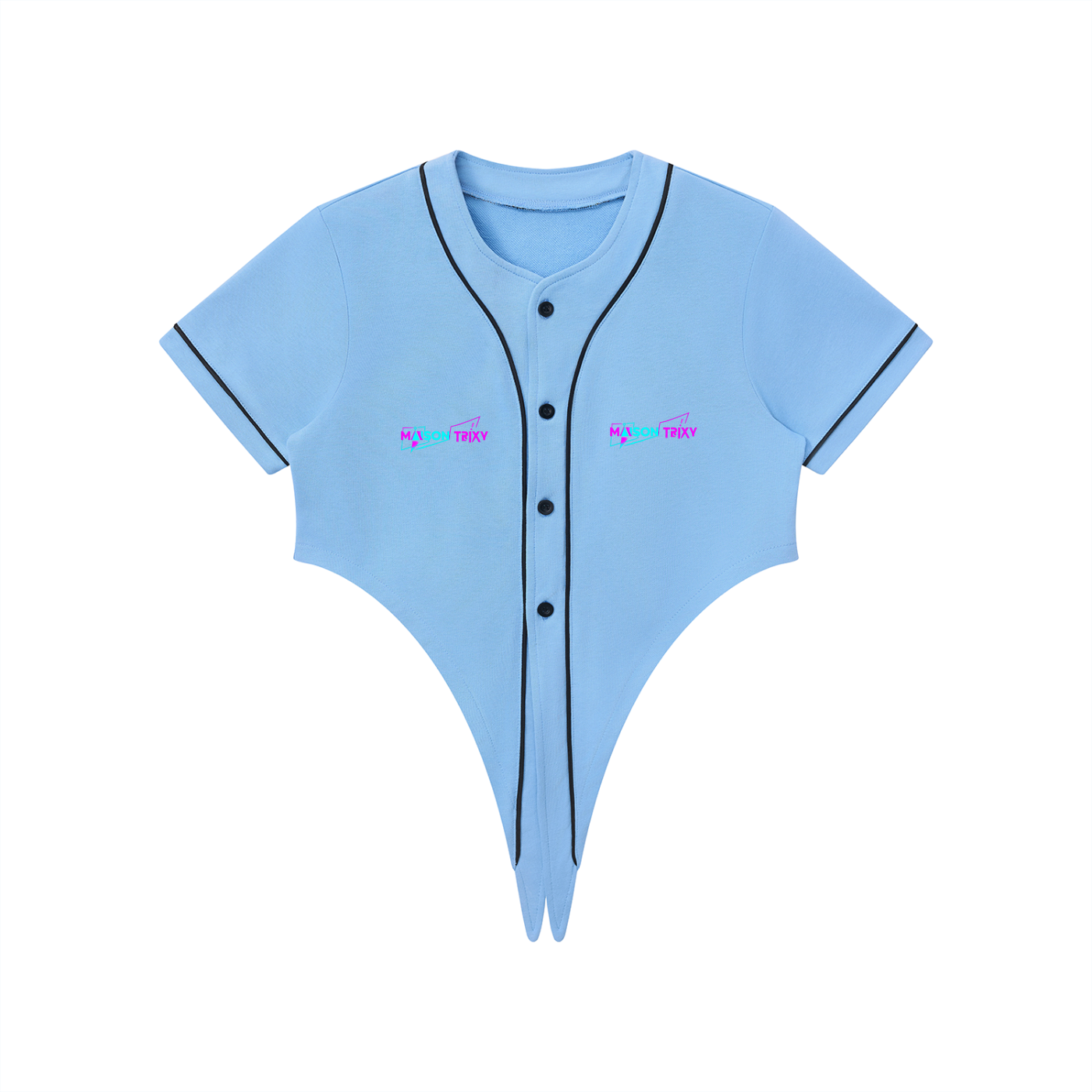 Maison Trixy Women's Piping Baseball Jersey