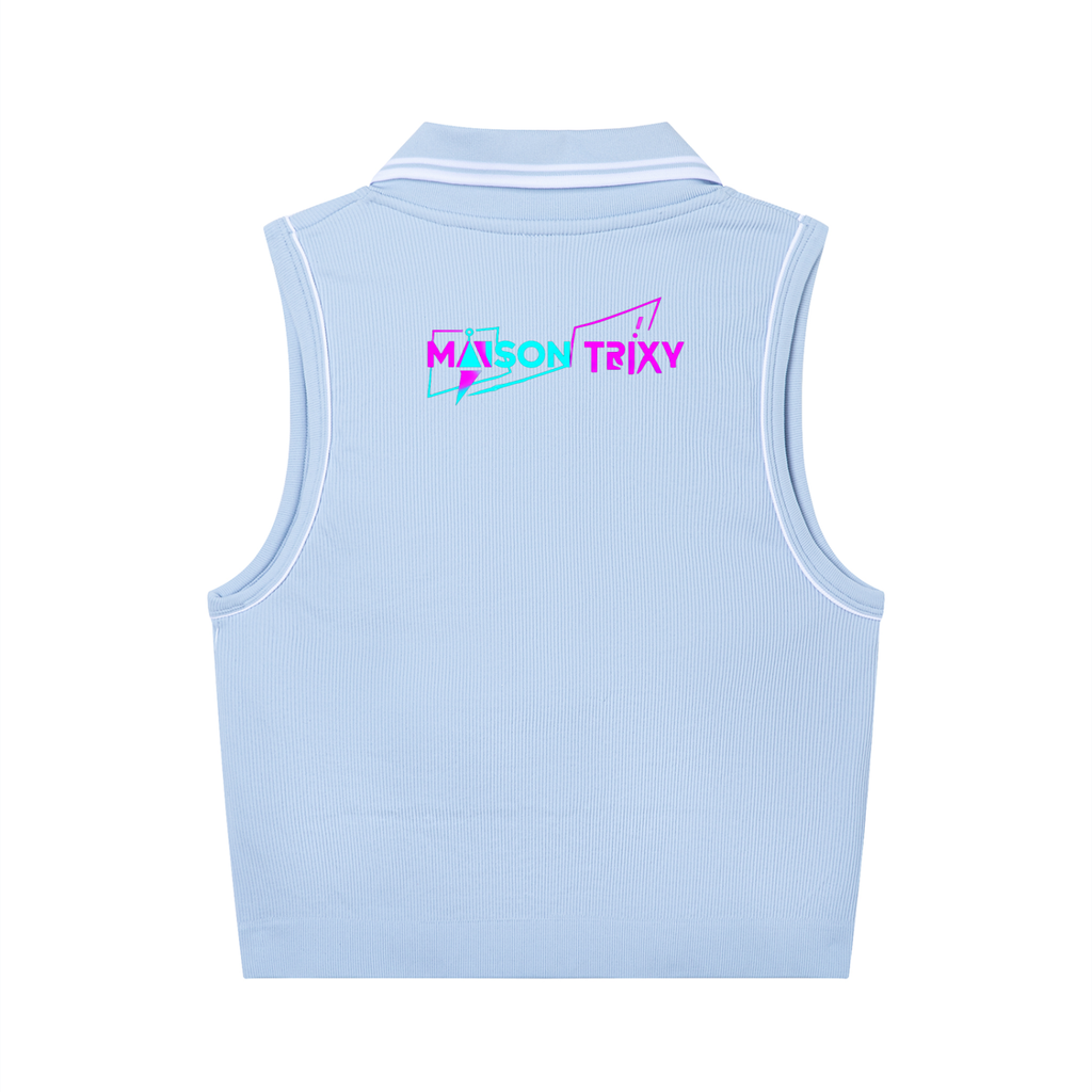 Maison Trixy Women's Polo Yoga Tank Top