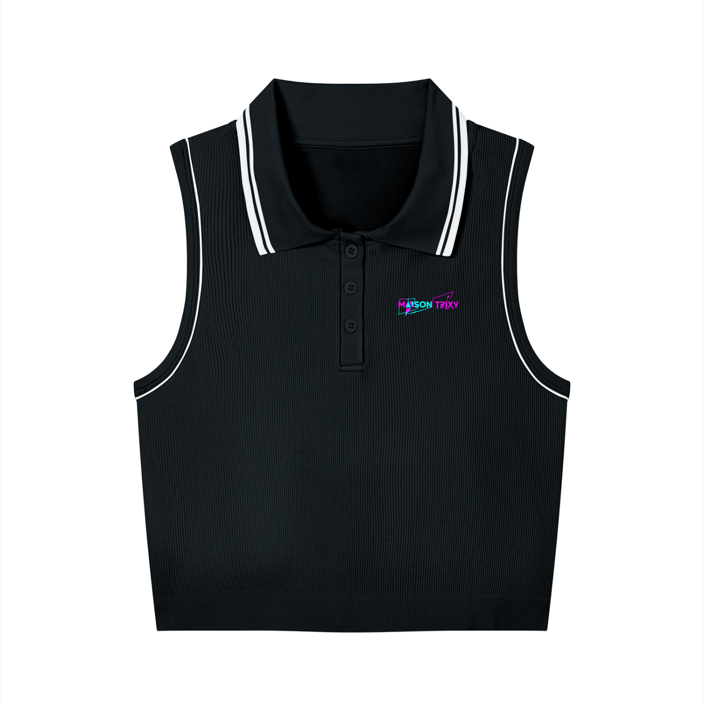 Maison Trixy Women's Polo Yoga Tank Top