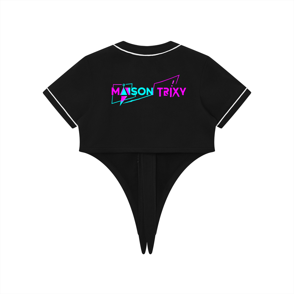 Maison Trixy Women's Piping Baseball Jersey