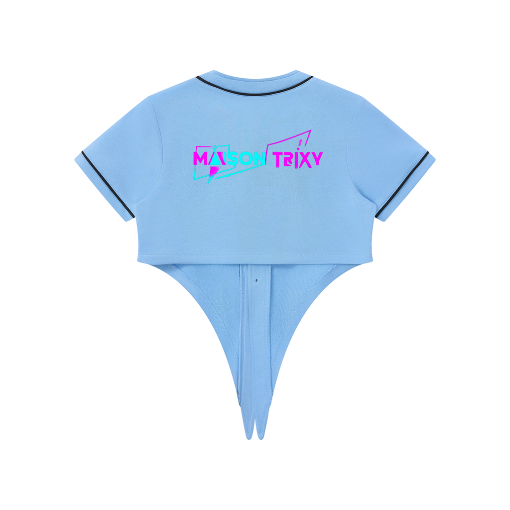 Maison Trixy Women's Piping Baseball Jersey
