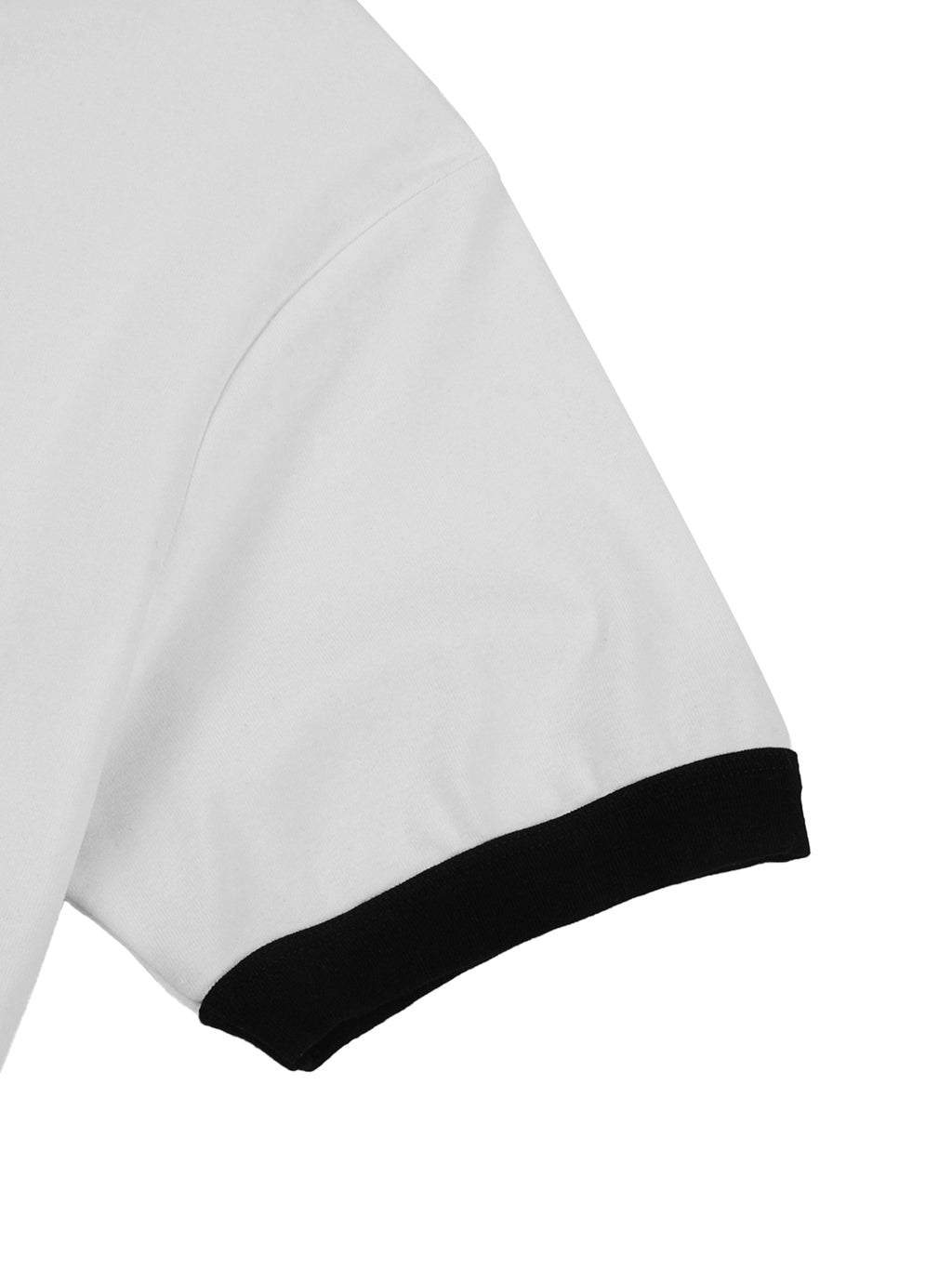 Maison Trixy Contrast Edge Ribbed Crewneck T-Shirt