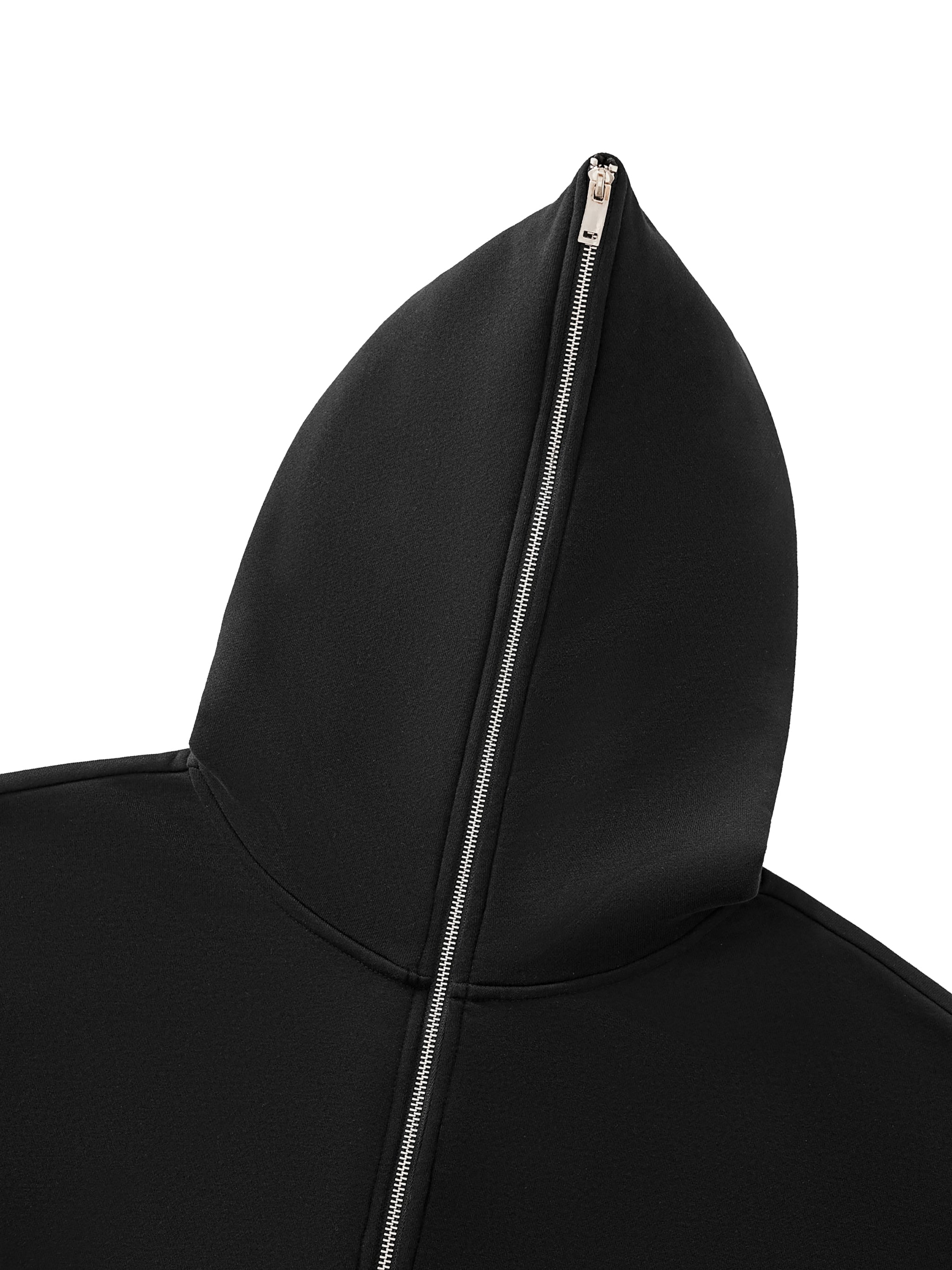 Trixy Corp New logo Fleeced Full-Zip Boxy Hoodie