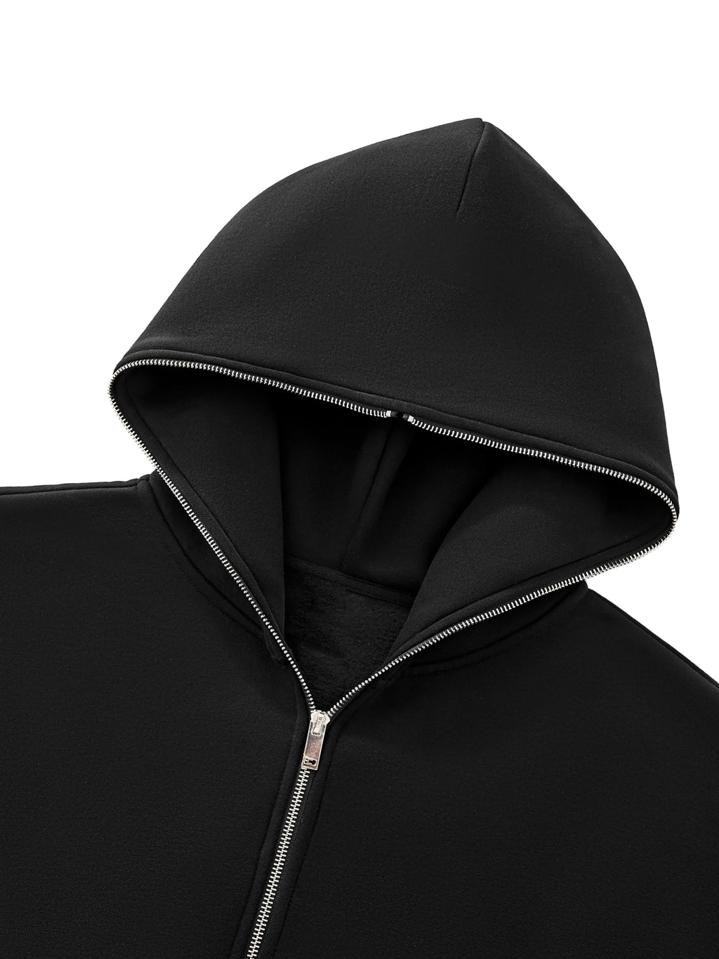 Trixy Corp New logo Fleeced Full-Zip Boxy Hoodie
