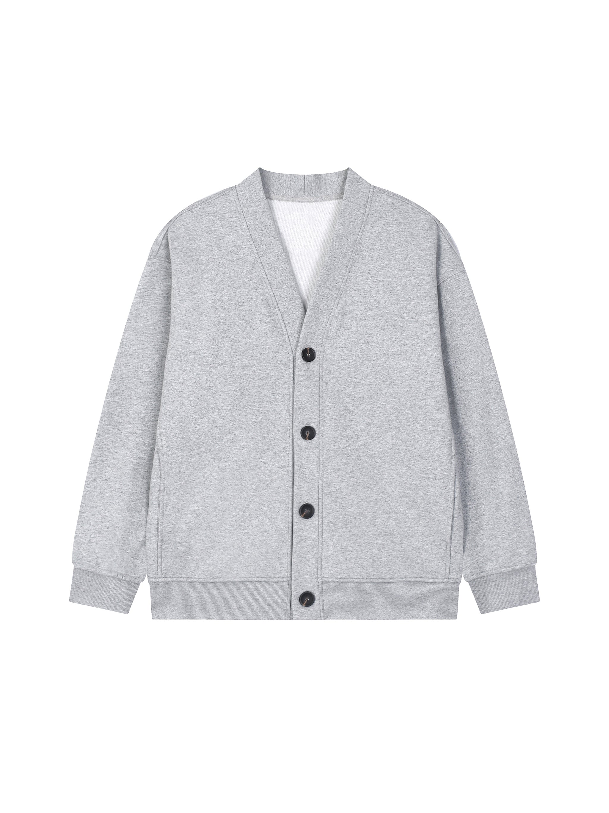 Maison Trixy Classic Essential Heavyweight Sweat Cardigan