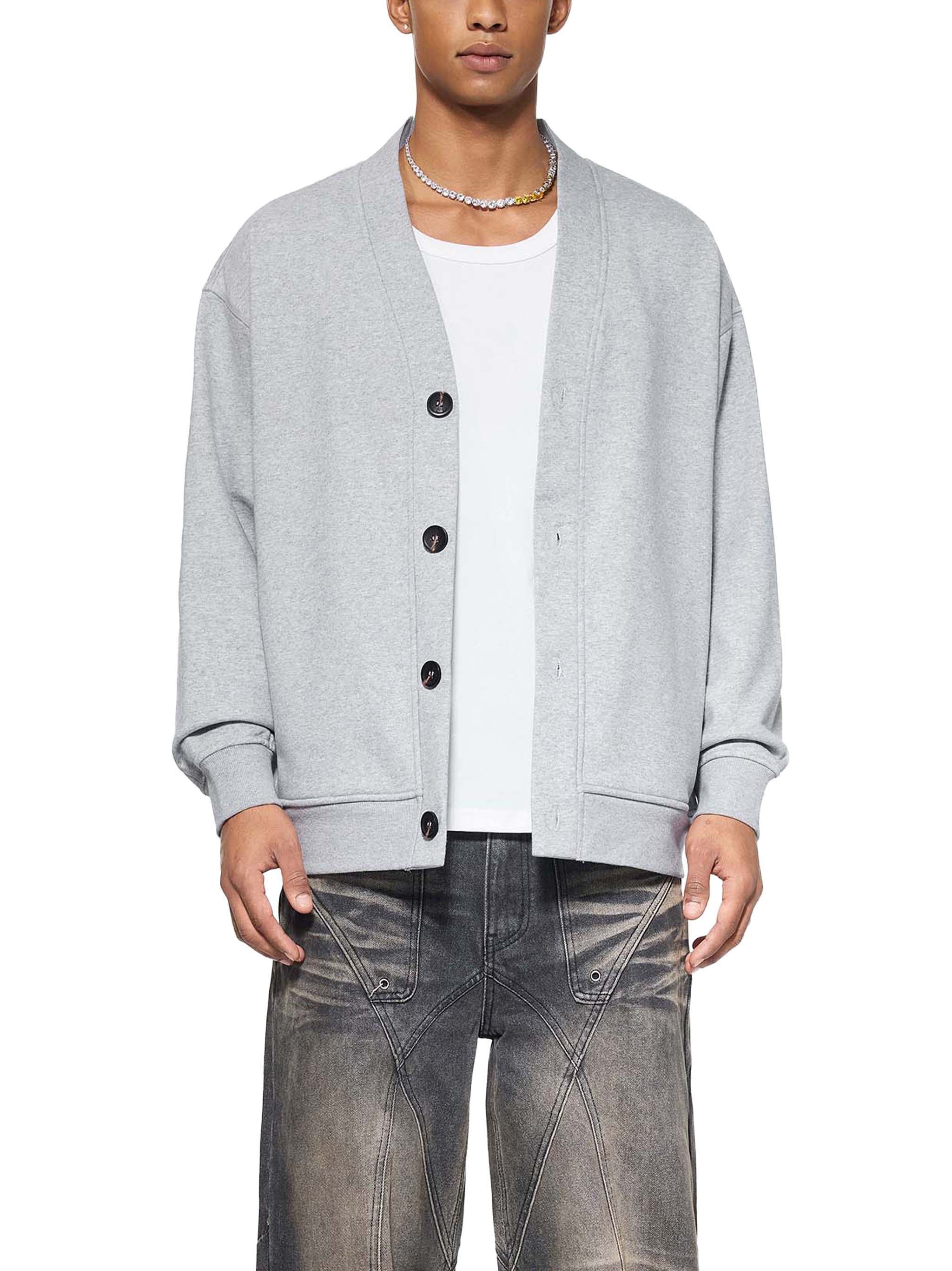 Maison Trixy Classic Essential Heavyweight Sweat Cardigan