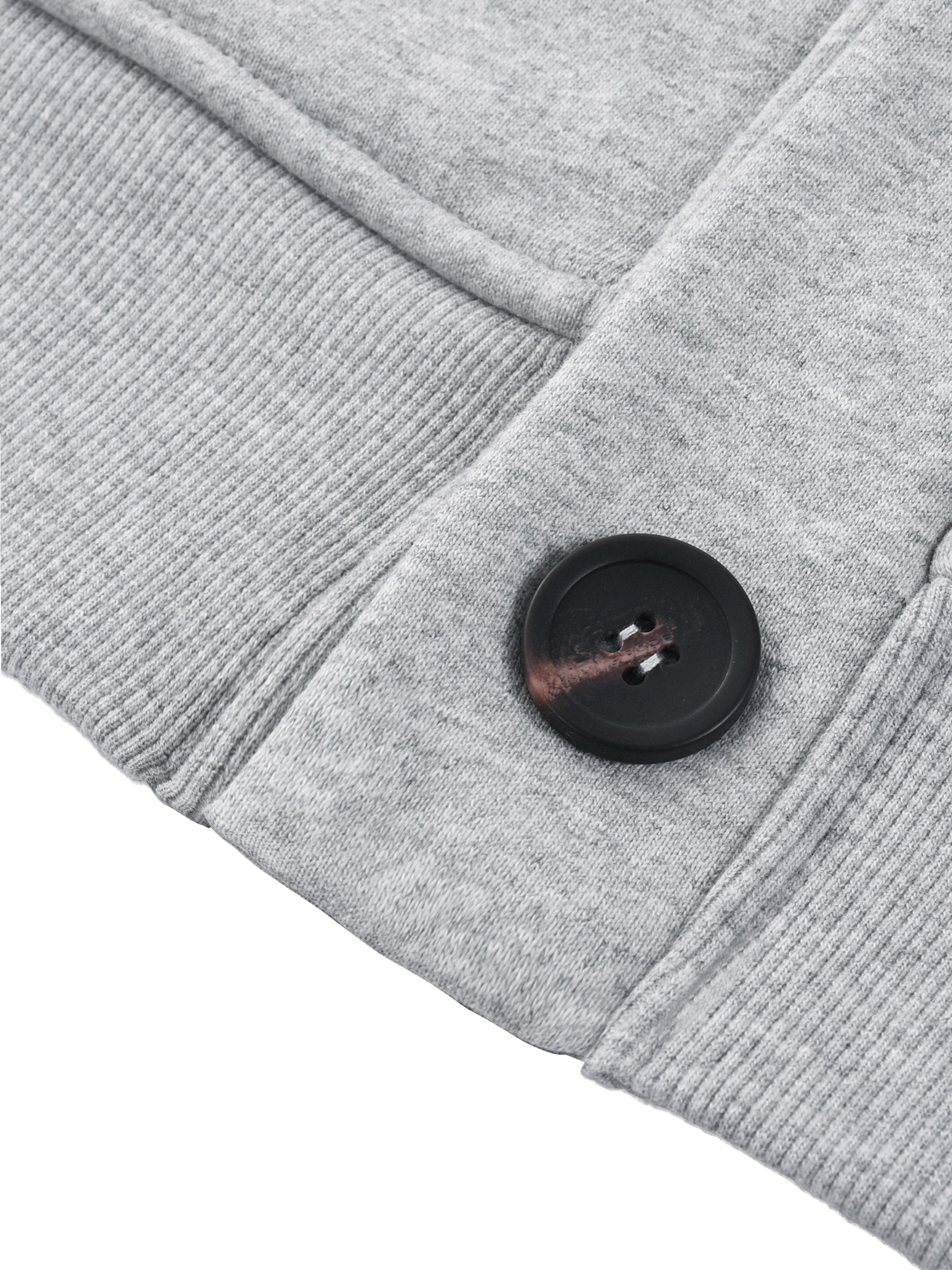 Maison Trixy Classic Essential Heavyweight Sweat Cardigan