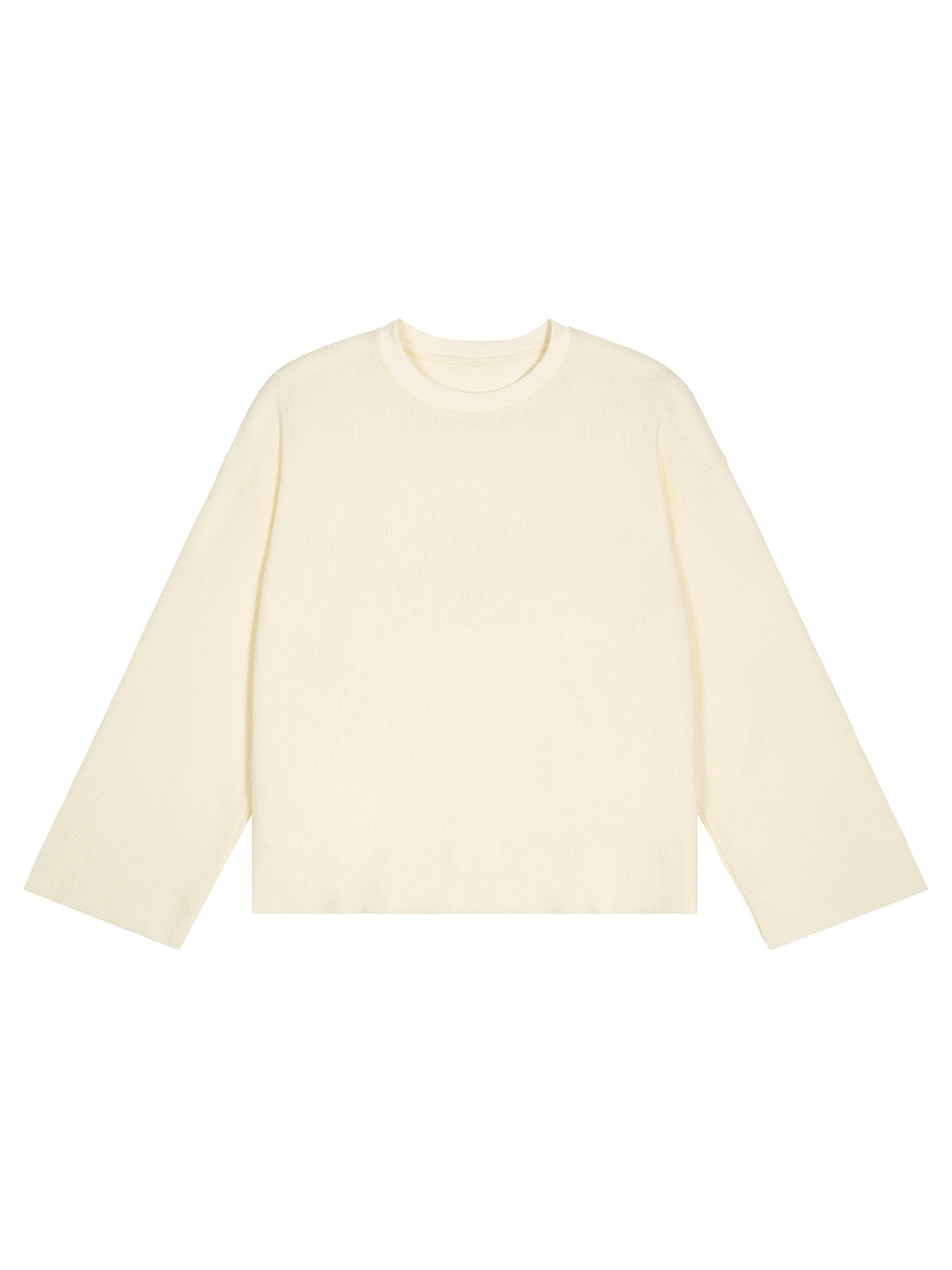 Trixy Corp New logo Waffle Raw Edge T-Shirt