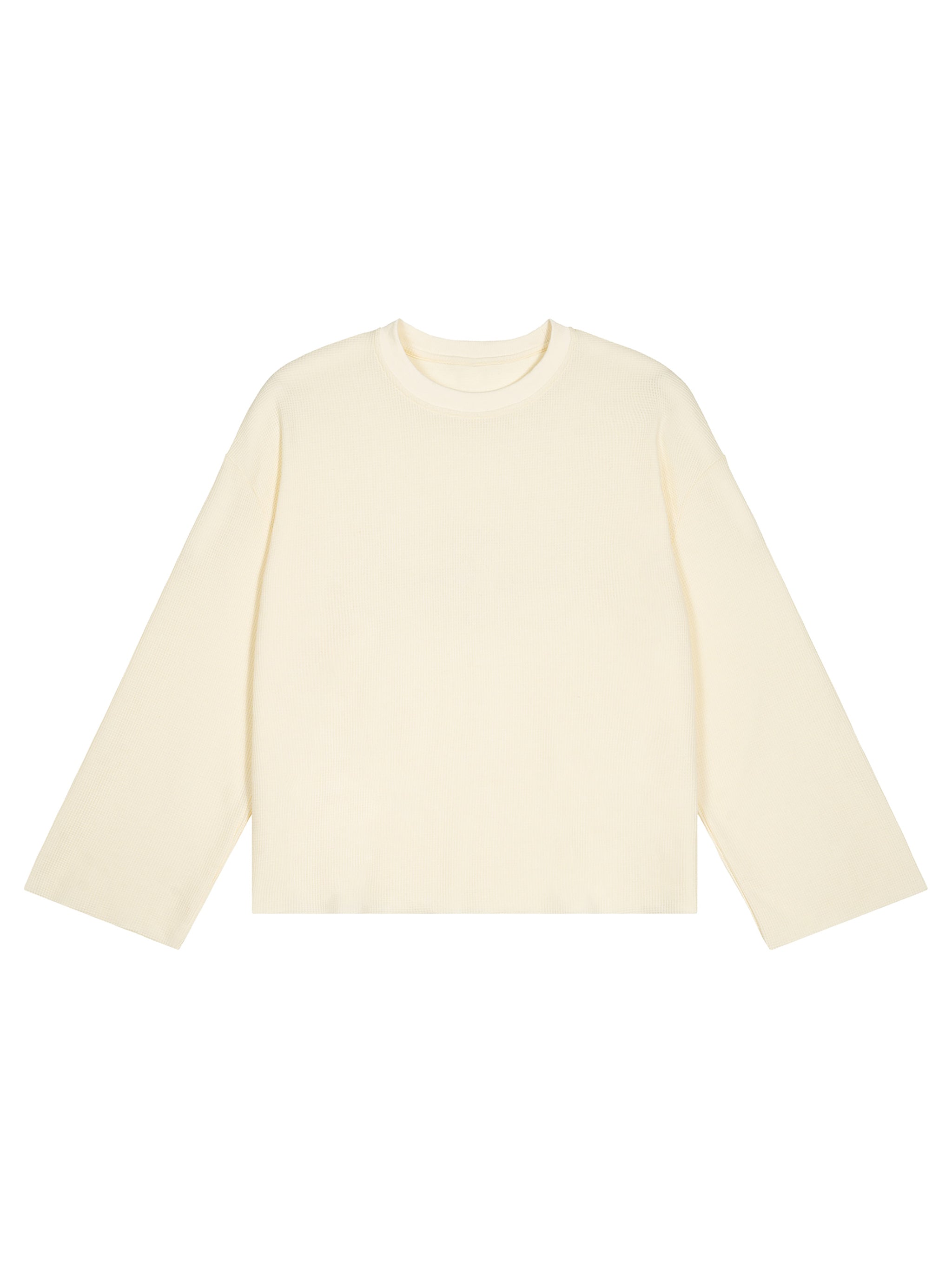 Trixy Corp New logo Waffle Raw Edge T-Shirt