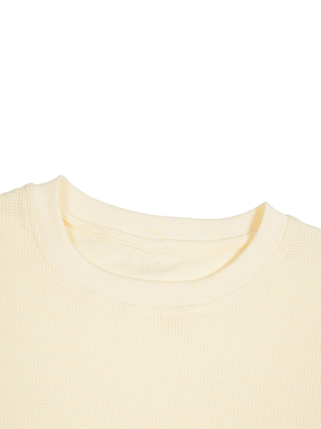 Trixy Corp New logo Waffle Raw Edge T-Shirt
