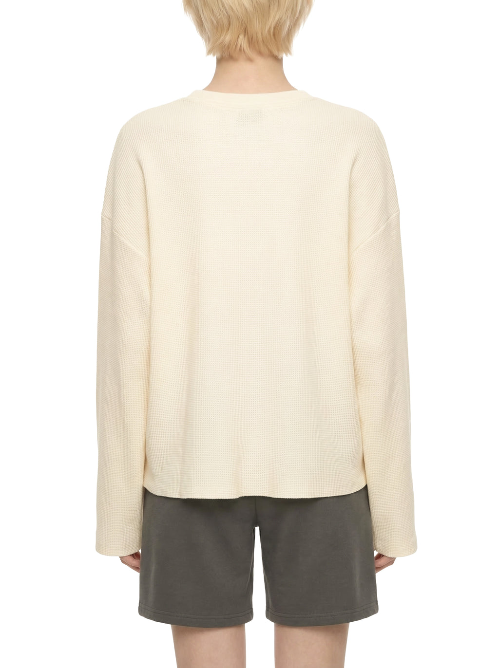 Trixy Corp New logo Waffle Raw Edge T-Shirt