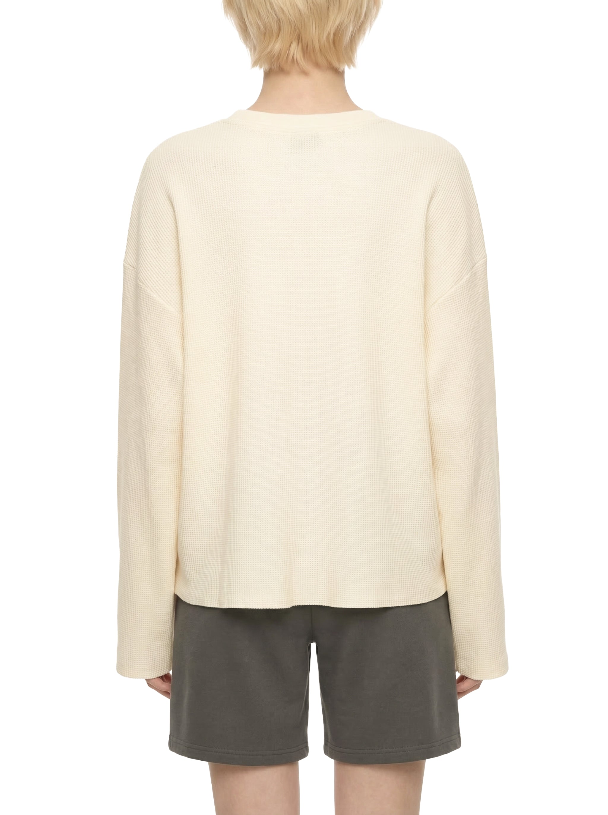 Trixy Corp New logo Waffle Raw Edge T-Shirt