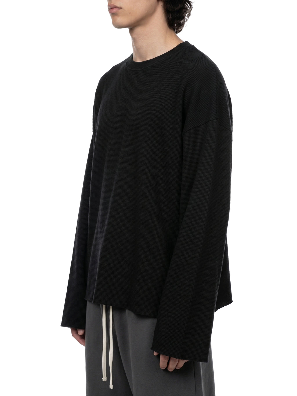 Trixy Corp New logo Waffle Raw Edge T-Shirt