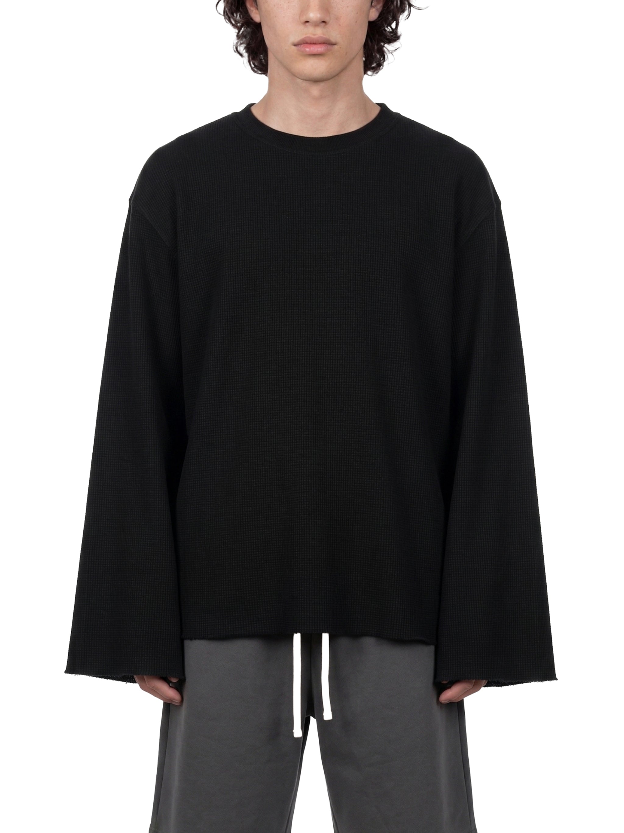 Trixy Corp New logo Waffle Raw Edge T-Shirt