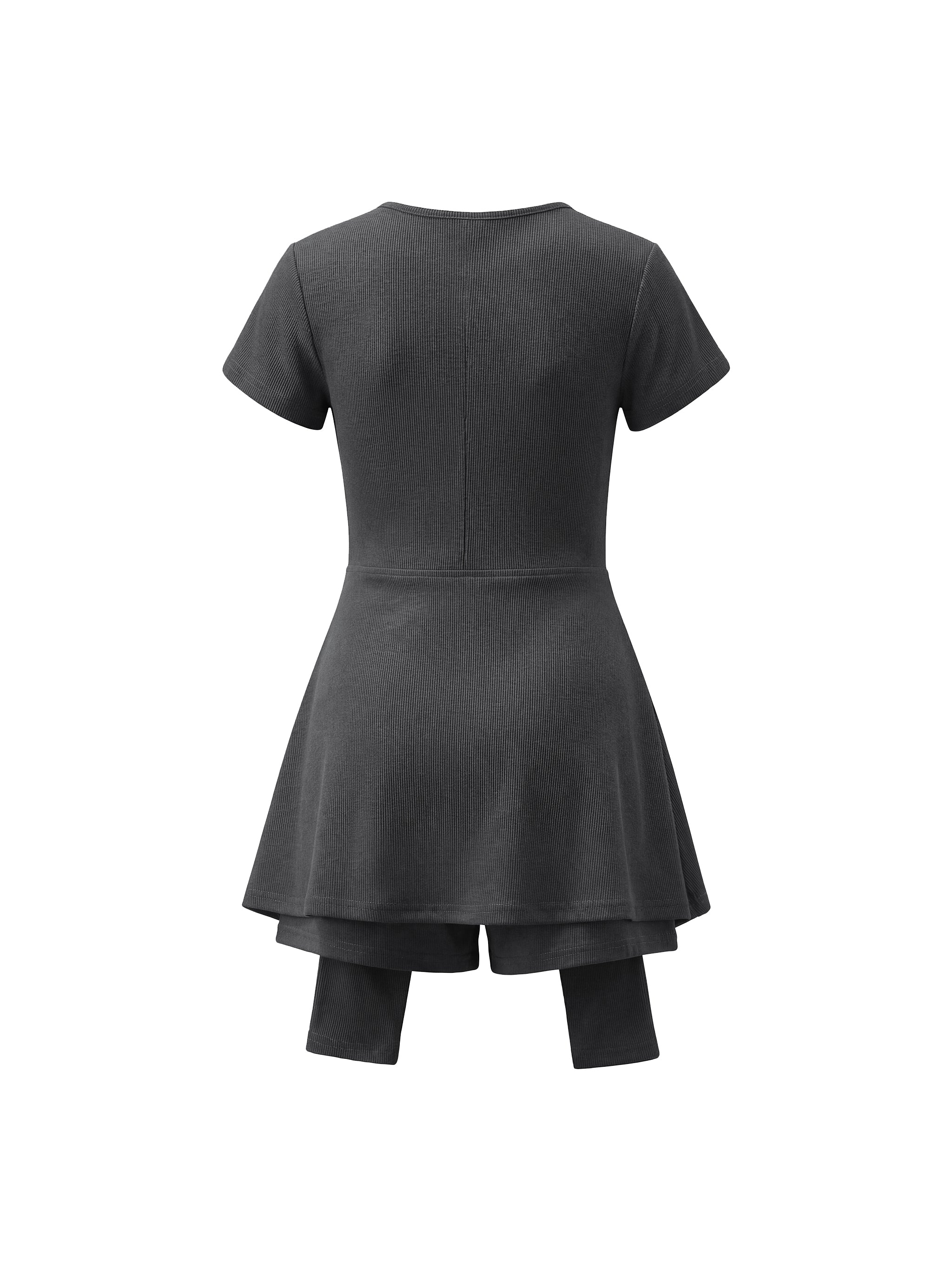 Maison Trixy Women's Dual-Function Cape Tie-Waist Romper