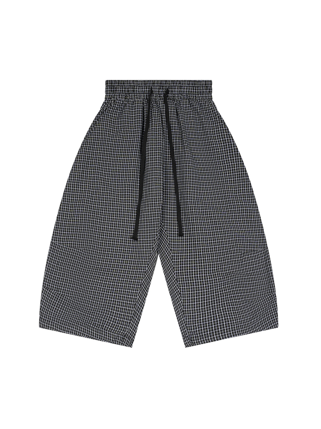 Trixy Corp New logo Plaid Loose Capri Shorts