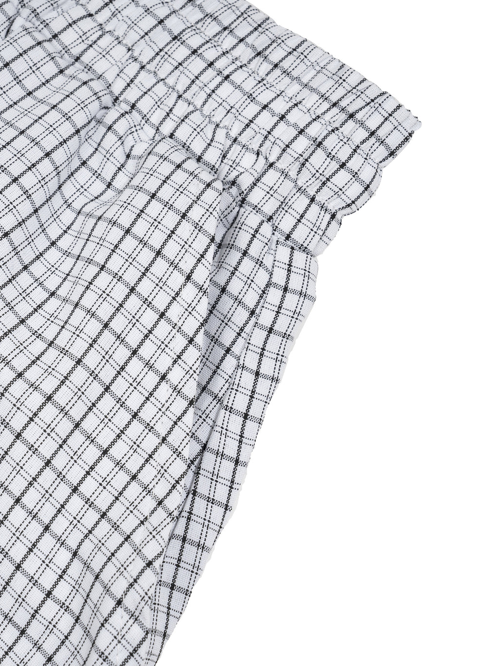 Trixy Corp New logo Plaid Loose Capri Shorts