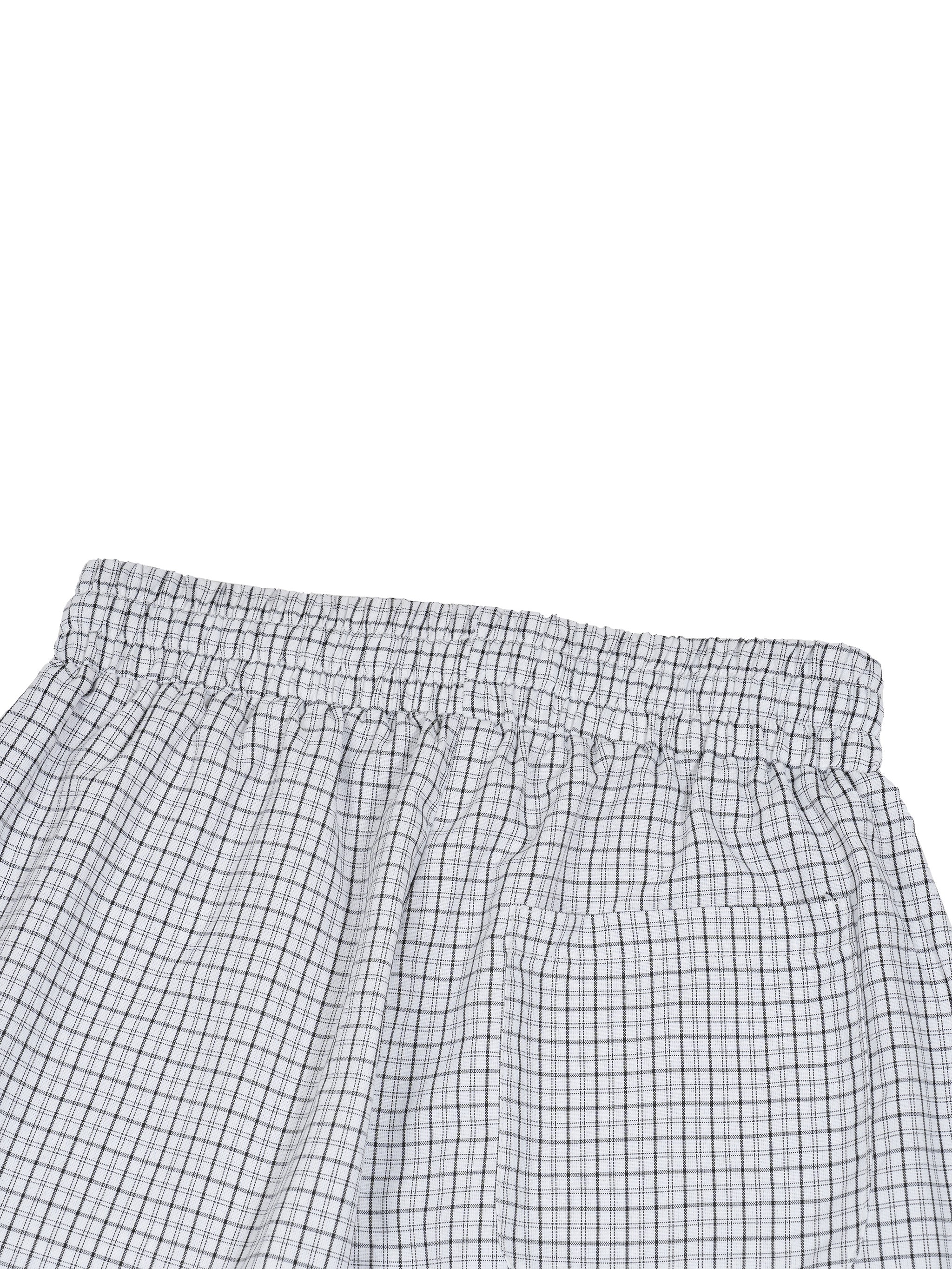 Trixy Corp New logo Plaid Loose Capri Shorts