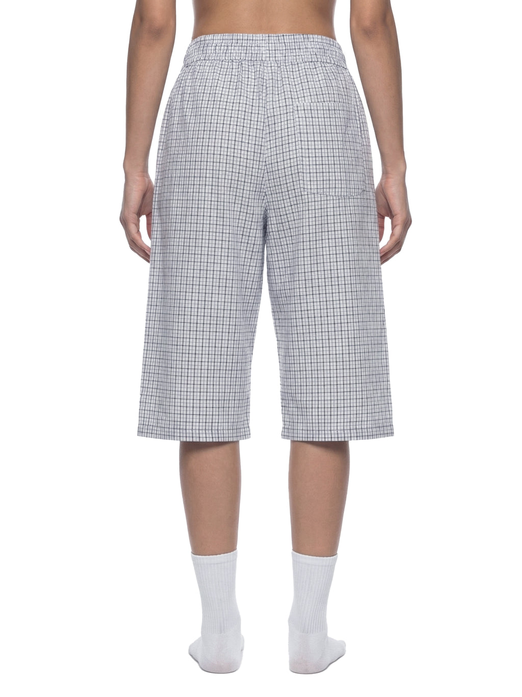 Trixy Corp New logo Plaid Loose Capri Shorts