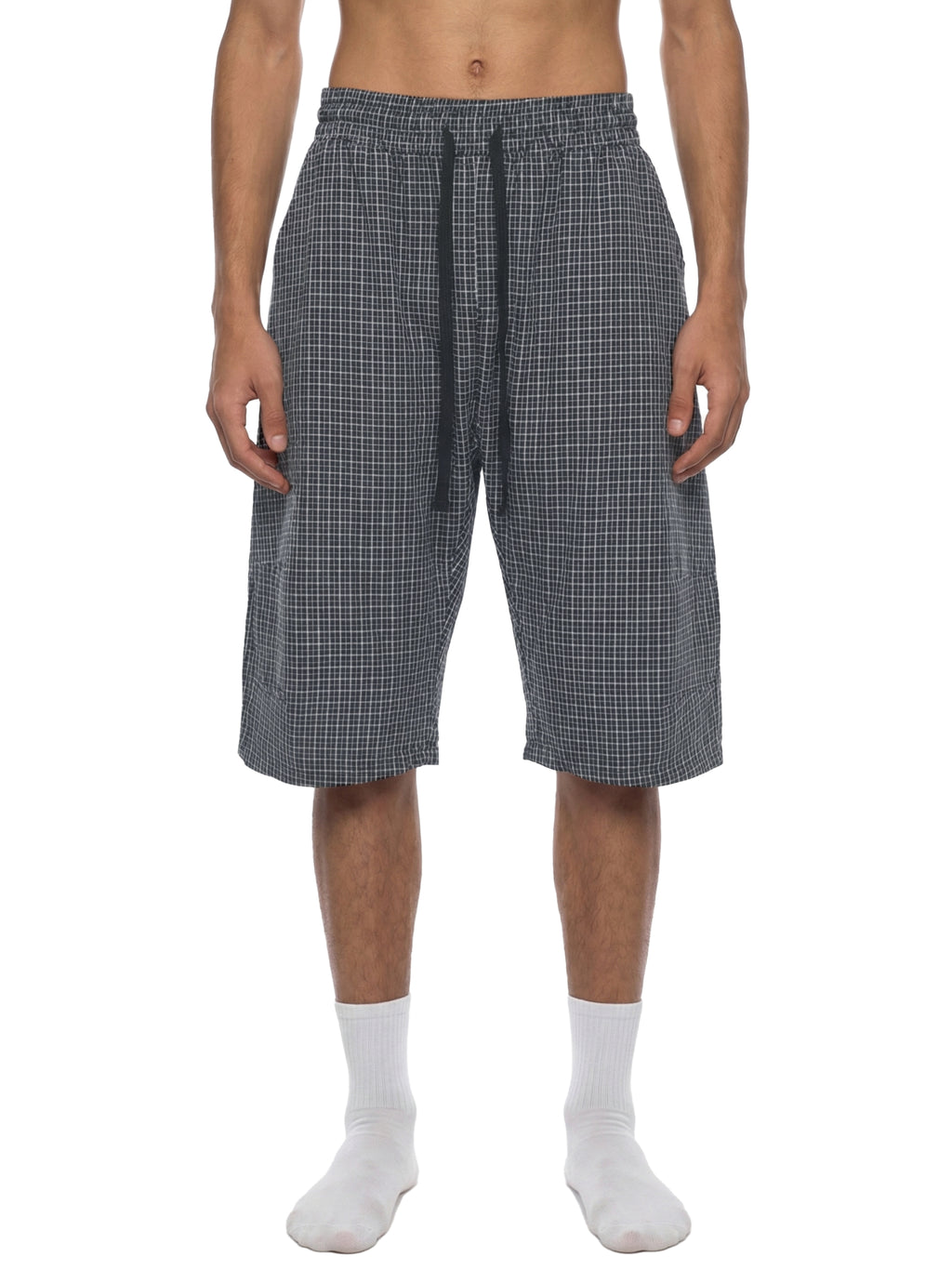 Trixy Corp New logo Plaid Loose Capri Shorts