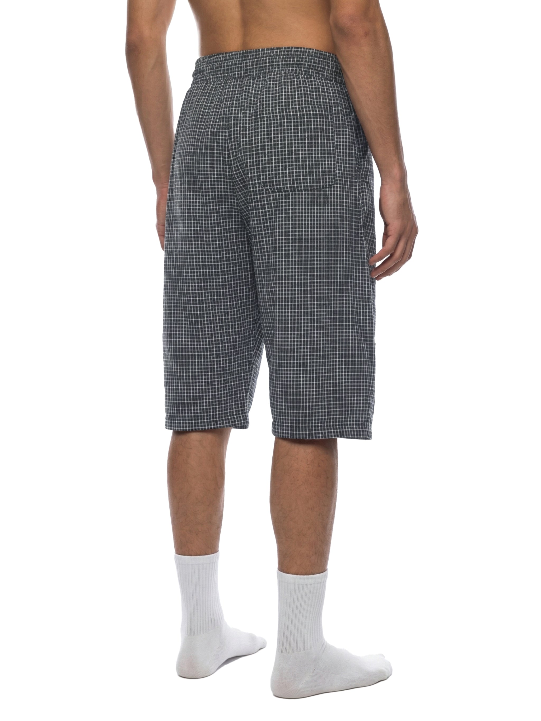 Trixy Corp New logo Plaid Loose Capri Shorts