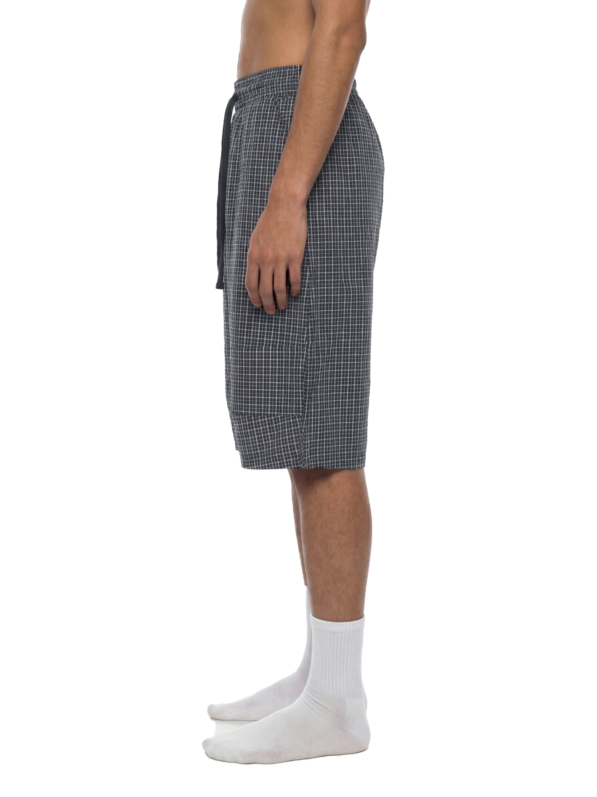 Trixy Corp New logo Plaid Loose Capri Shorts